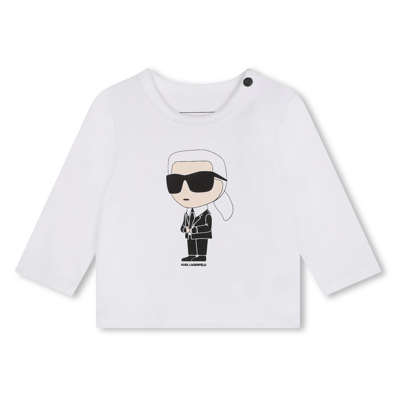 T-shirt and trouser set KARL LAGERFELD KIDS 
                        BOY