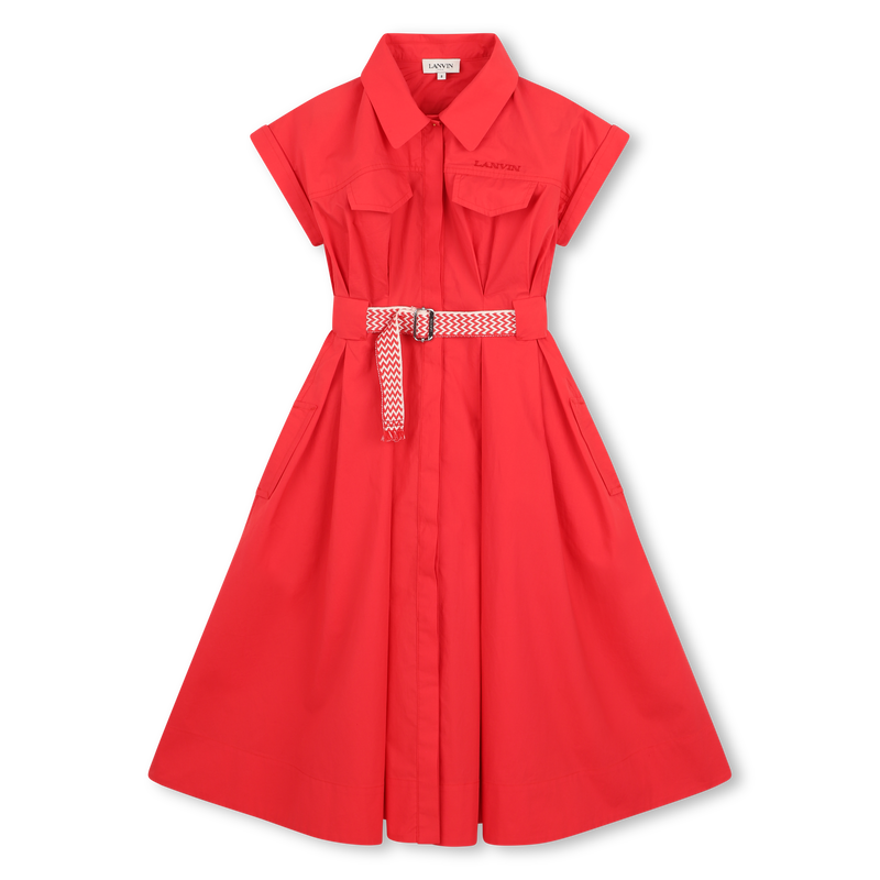 SHIRT DRESS LANVIN 
                        GIRL