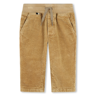 Plain velvet trousers BOSS BOY