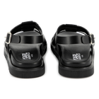 Buckled leather sandals KARL LAGERFELD KIDS 
                    GIRL