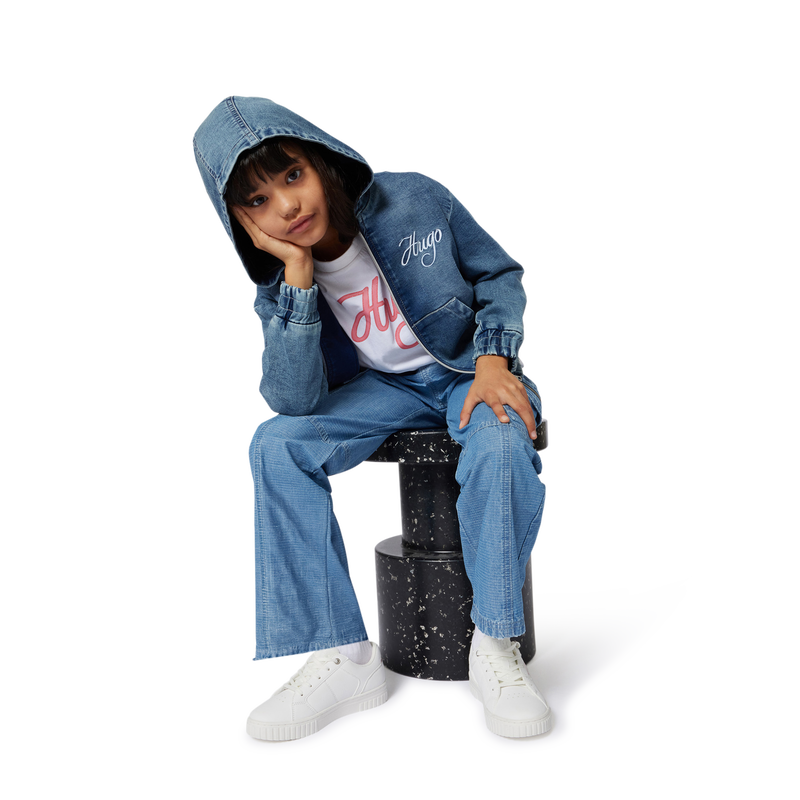 Hooded cardigan HUGO 
                        GIRL