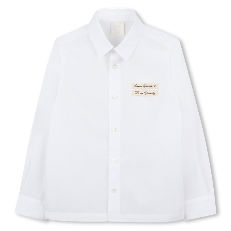 Cotton poplin shirt GIVENCHY 
                        BOY