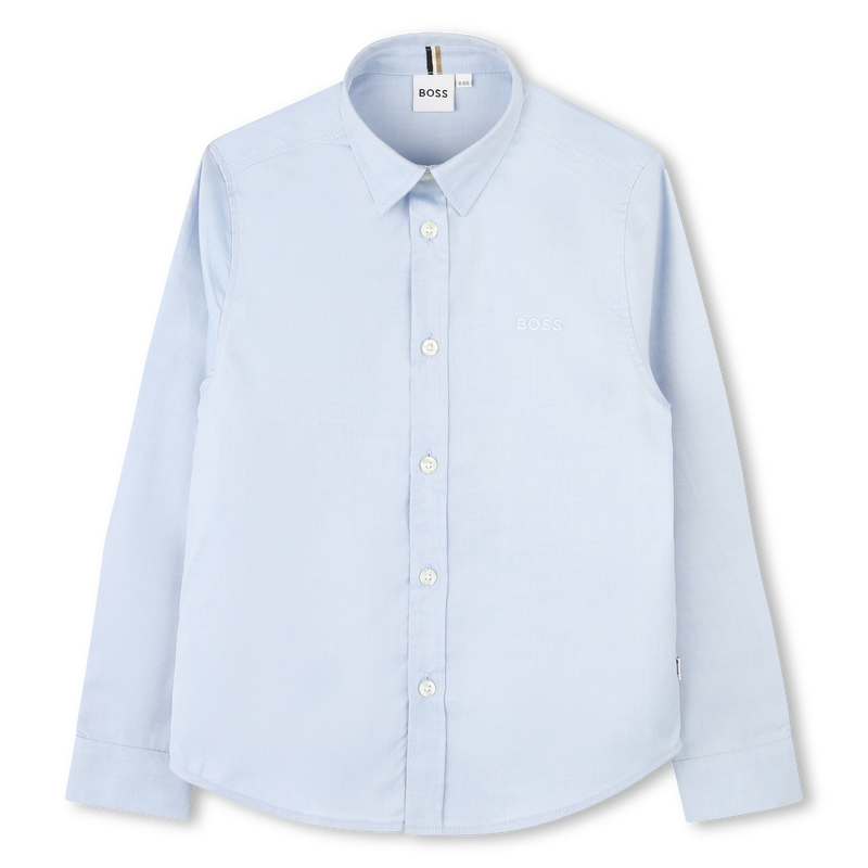 Long-sleeved cotton shirt BOSS 
                        BOY