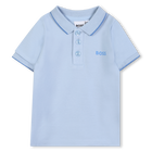 Short-sleeved polo shirt, PERSIAN BLUE, hi-res