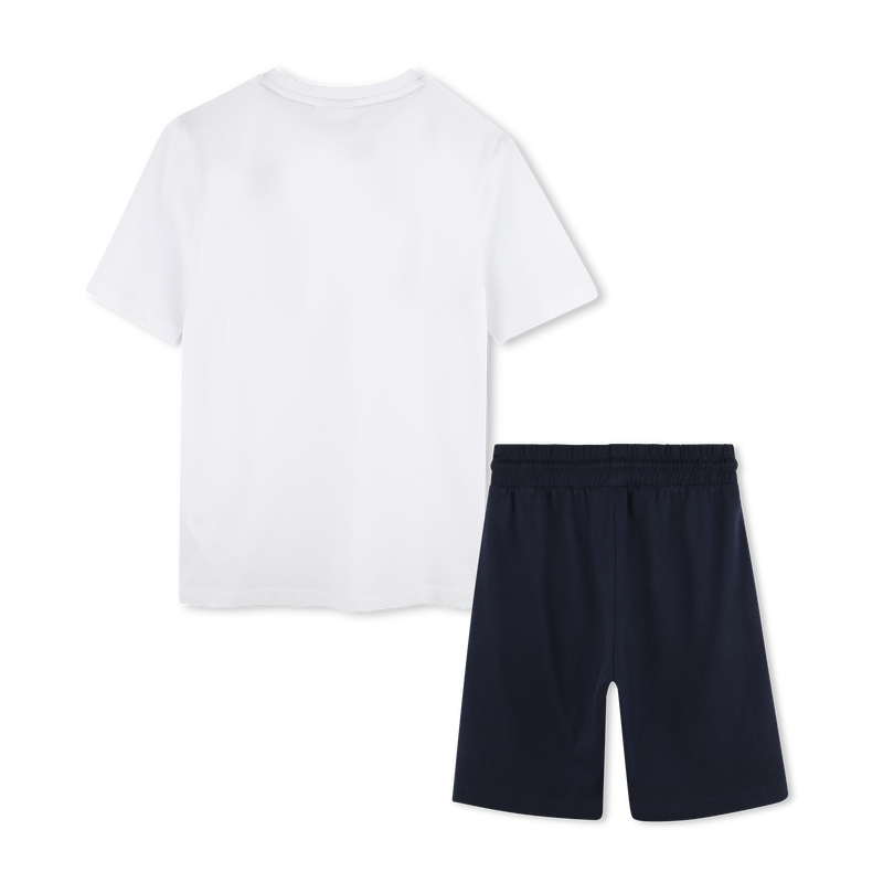 Cotton T-shirt and shorts BOSS 
                        BOY