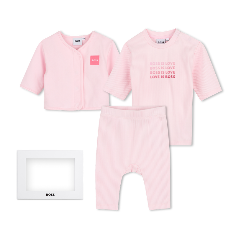 Pants, cardigan, and t-shirt set BOSS 
                        GIRL
