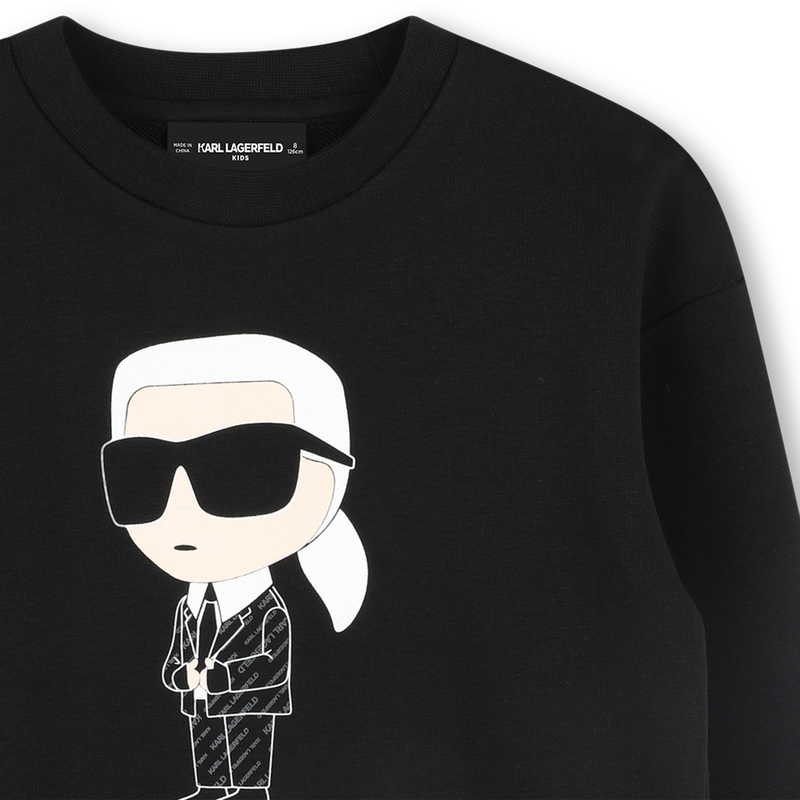 Printed sweatshirt KARL LAGERFELD KIDS 
                        BOY