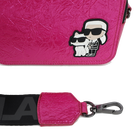 Crinkle coated textile handbag KARL LAGERFELD KIDS 
                    GIRL