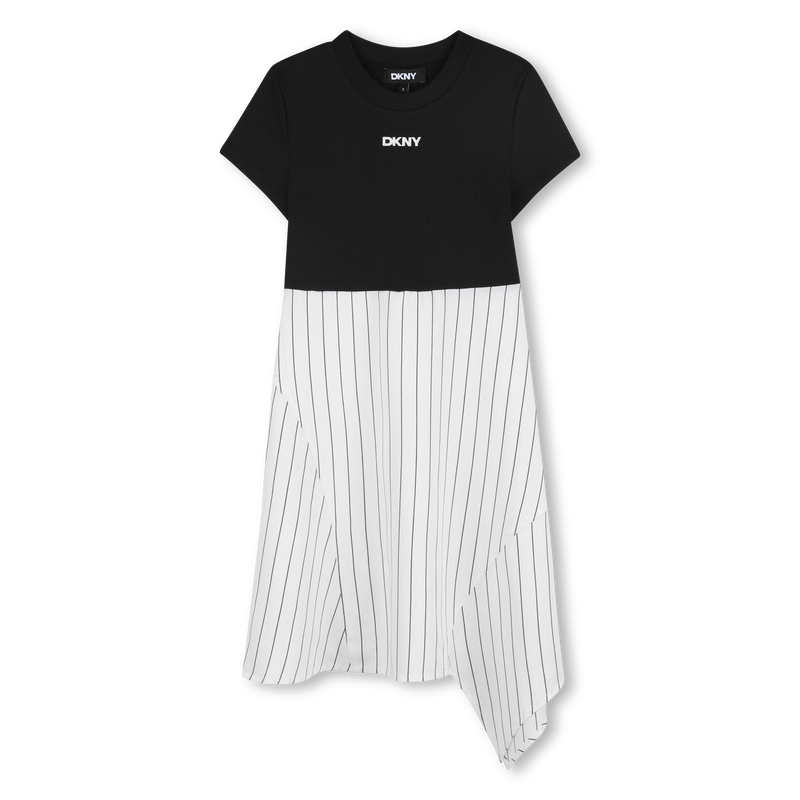 Bi-material party dress DKNY 
                        GIRL