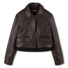 Jacket with zip closure KARL LAGERFELD KIDS 
                    GIRL