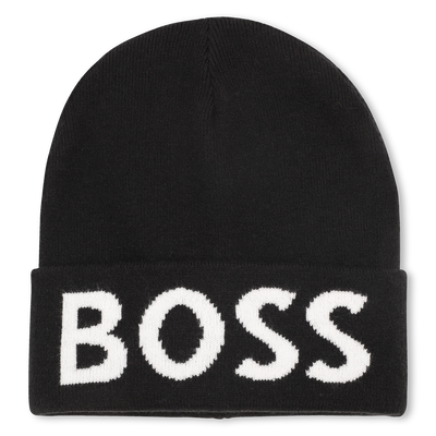 Knitted beanie with lapels BOSS BOY