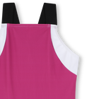 Tricolour one-piece swimsuit DKNY 
                    GIRL