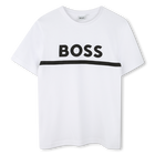 Short-sleeved t-shirt, WHITE, hi-res