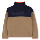 Two-tone fleece cardigan TIMBERLAND 
                    BOY