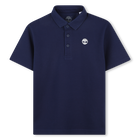 Plain polo with logo on chest, MEDIEVAL BLUE, hi-res