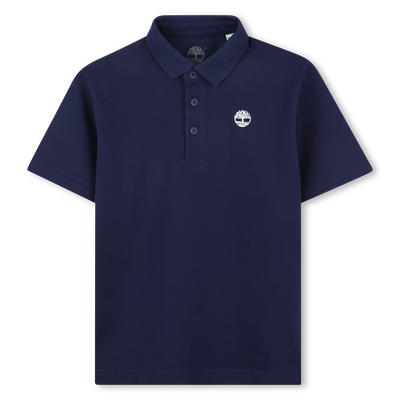 Plain polo with logo on chest TIMBERLAND BOY