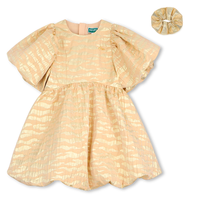 Ceremony dress and scrunchie KENZO KIDS GIRL