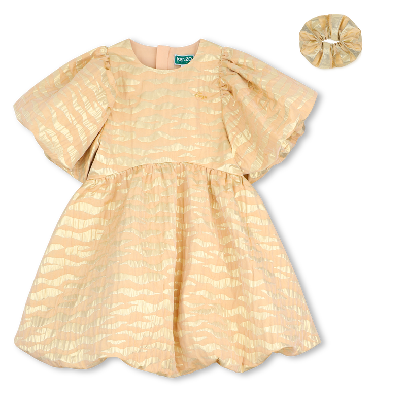 Ceremony dress and scrunchie KENZO KIDS 
                        GIRL