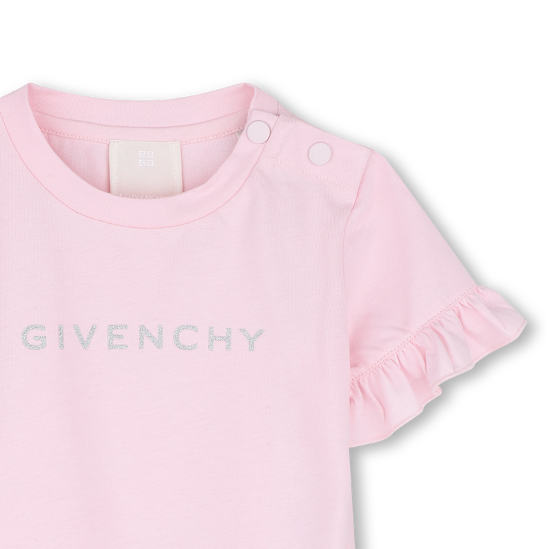 T-shirt with ruffles GIVENCHY 
                        GIRL