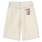 Poplin bermuda shorts KENZO KIDS 
                    BOY