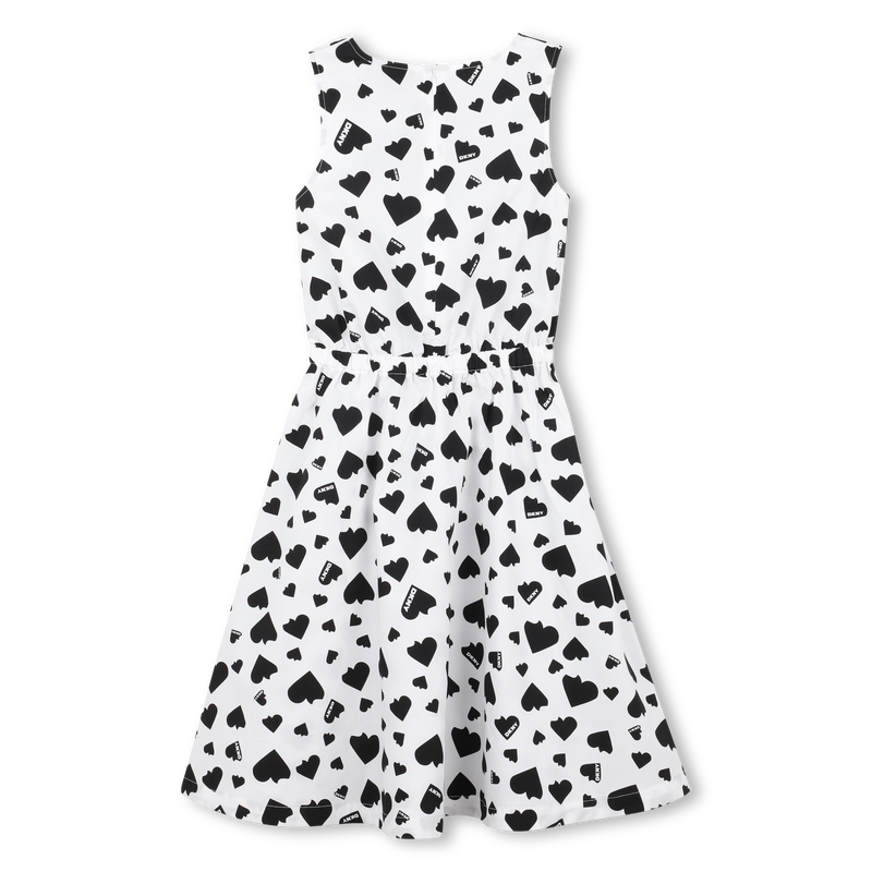 Printed cotton dress DKNY 
                        GIRL