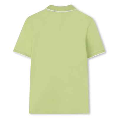 Plain cotton piqu&eacute; polo shirt BOSS BOY