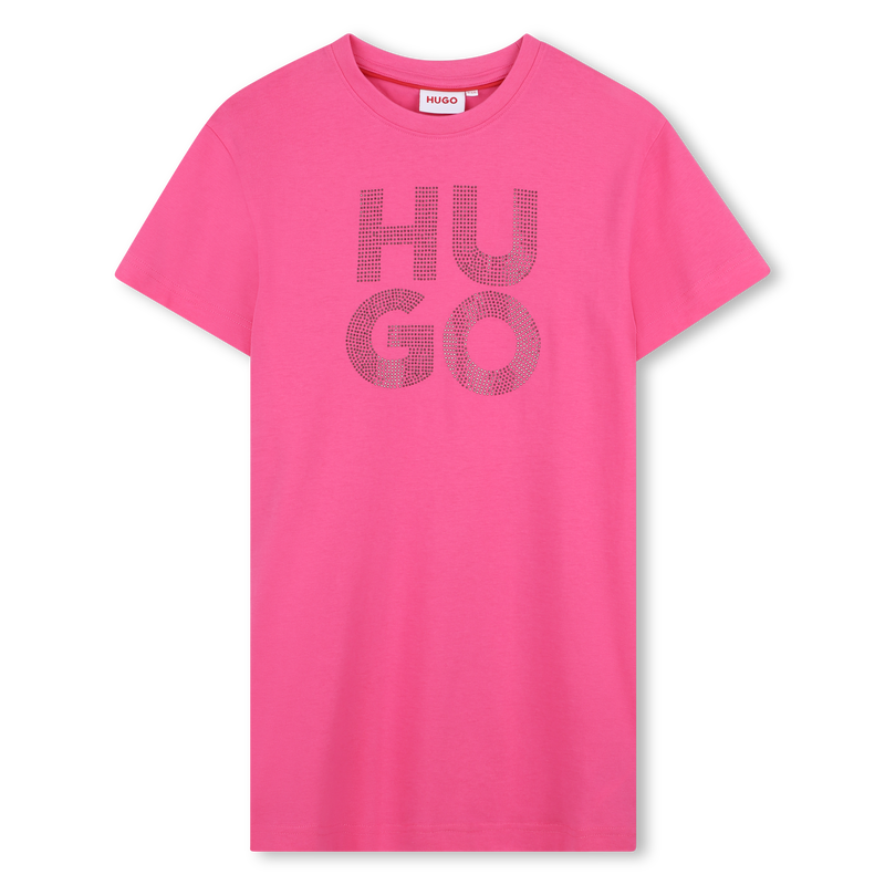 Short-sleeved dress HUGO 
                        GIRL