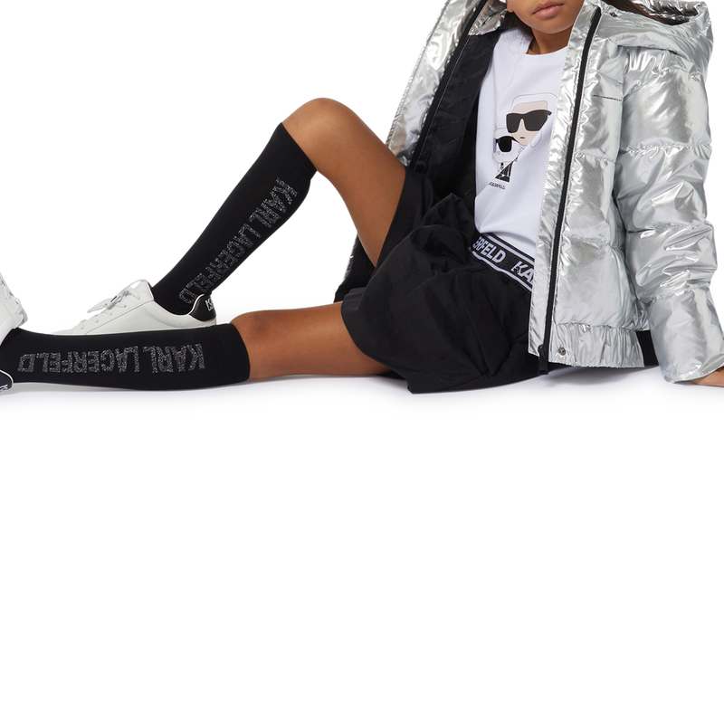 T-shirt with print KARL LAGERFELD KIDS 
                        GIRL