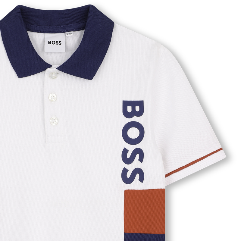 SHORT SLEEVE POLO BOSS 
                        BOY