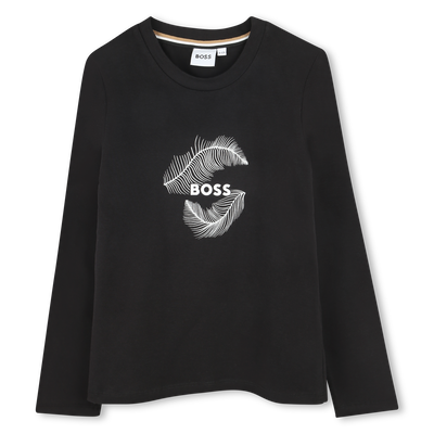 Cotton-rich T-shirt BOSS GIRL