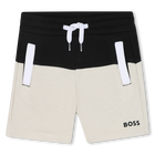 Two-tone fleece shorts BOSS 
                    BOY