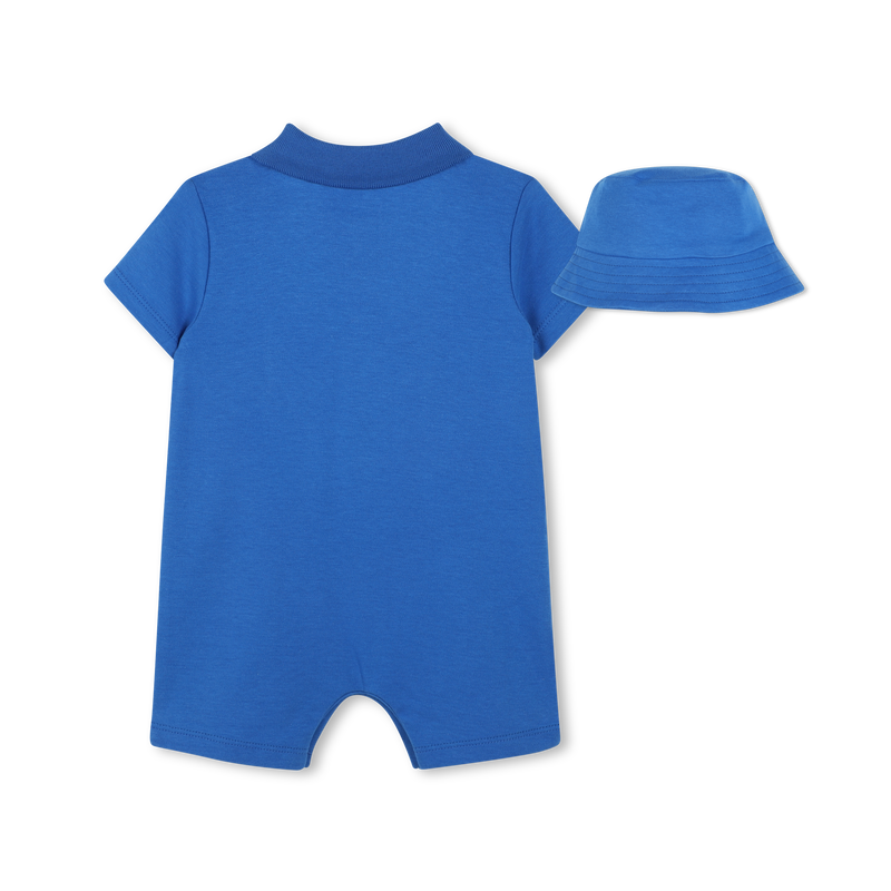 Short romper and bucket hat TIMBERLAND 
                        BOY