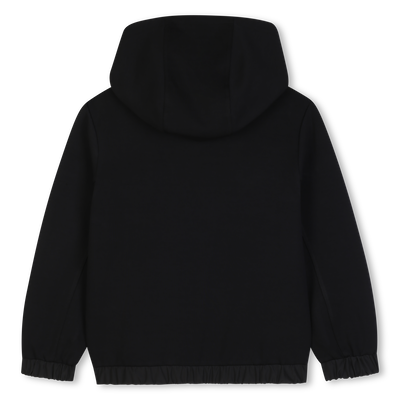 Hooded cardigan KARL LAGERFELD KIDS BOY