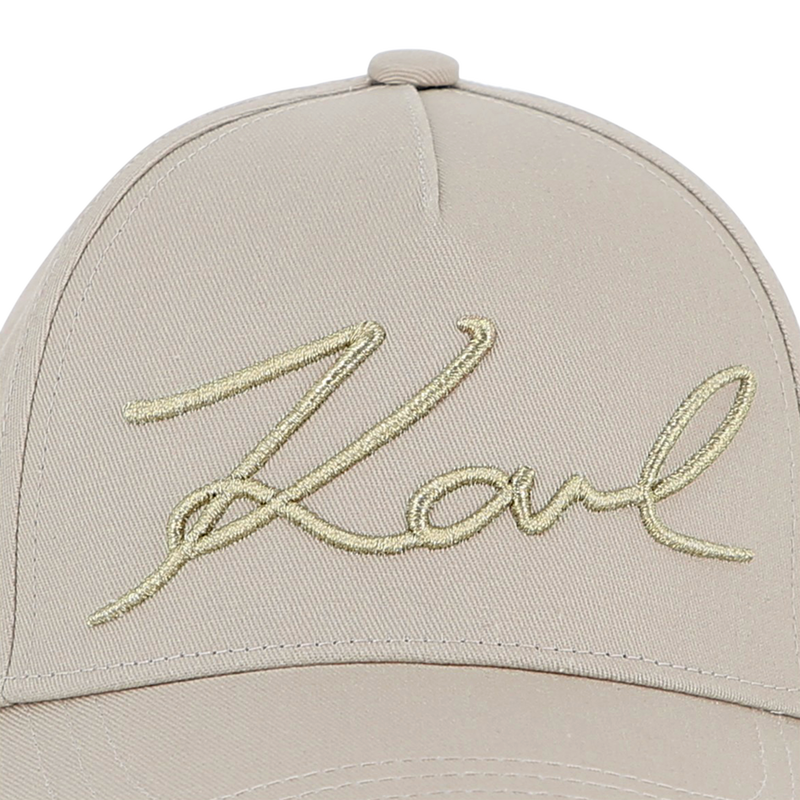 CAP WITH ADJUSTABLE CLOSURE KARL LAGERFELD KIDS 
                        GIRL