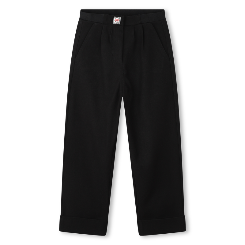 Pleated roll-up trousers DKNY 
                        GIRL