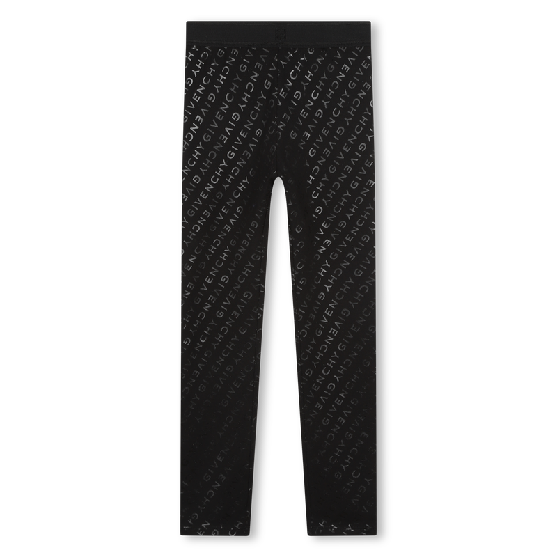 Logo-Print Cotton Leggings GIVENCHY 
                        GIRL