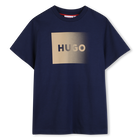 Short-sleeved t-shirt, NAVY, hi-res
