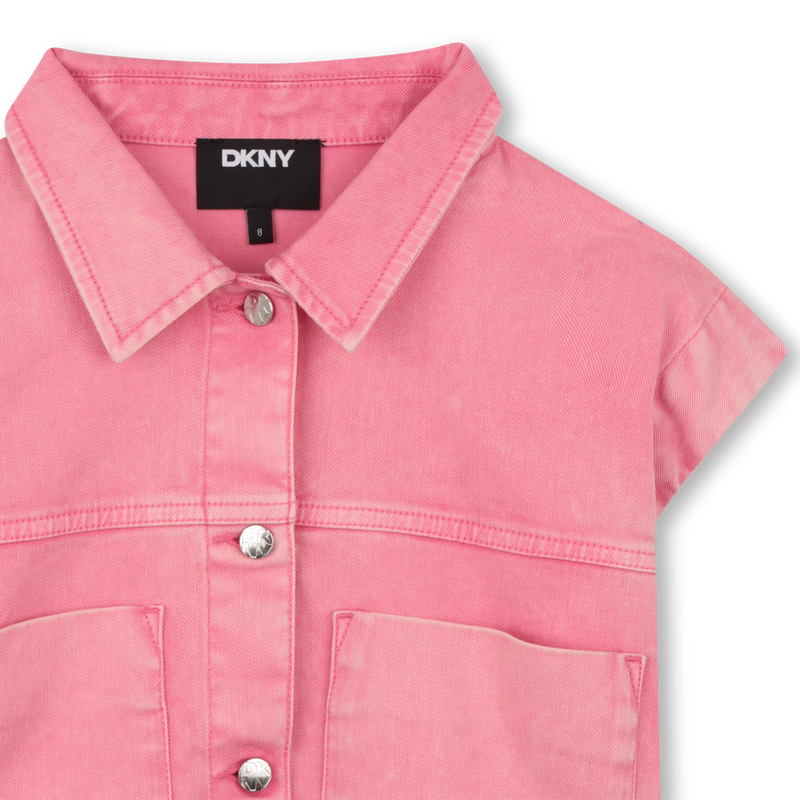 2-IN-1 JACKETS WITH REMOVABLE SLEEVES DKNY 
                        GIRL