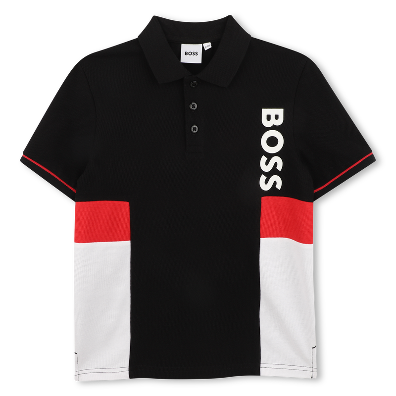 SHORT SLEEVE POLO BOSS 
                        BOY