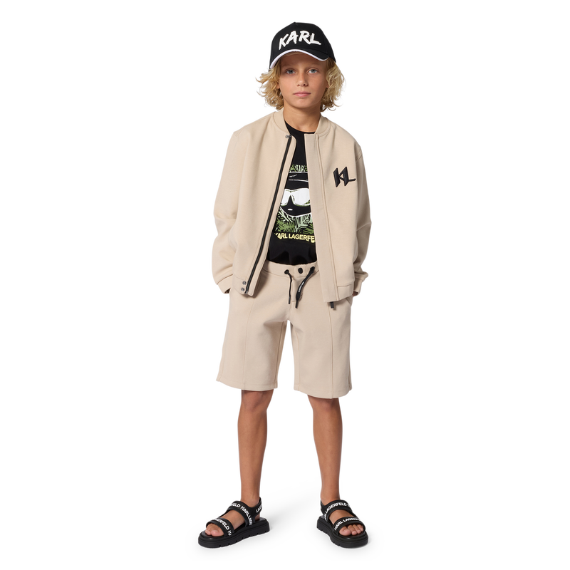CAP WITH ADJUSTABLE CLOSURE KARL LAGERFELD KIDS 
                        BOY