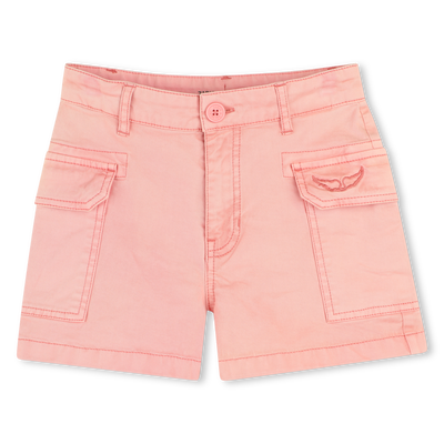 Faded embroidered shorts ZADIG VOLTAIRE GIRL