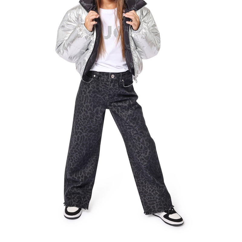 Reversible cropped puffer HUGO 
                        GIRL