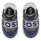 Sneakers with branded elastic BOSS 
                    BOY