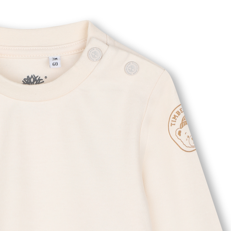 Dungaree and t-shirt set TIMBERLAND 
                        BOY