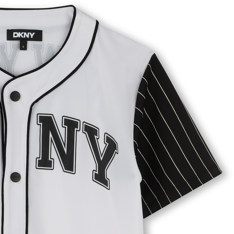 Loose-fit press-stud shirt DKNY 
                        UNISEX