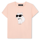 Short-sleeved t-shirt KARL LAGERFELD KIDS 
                    GIRL