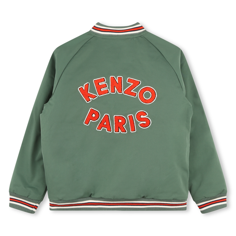 Zipped raglan-sleeve jacket KENZO KIDS 
                        UNISEX