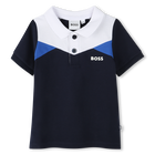 Colour block polo shirt BOSS 
                    BOY