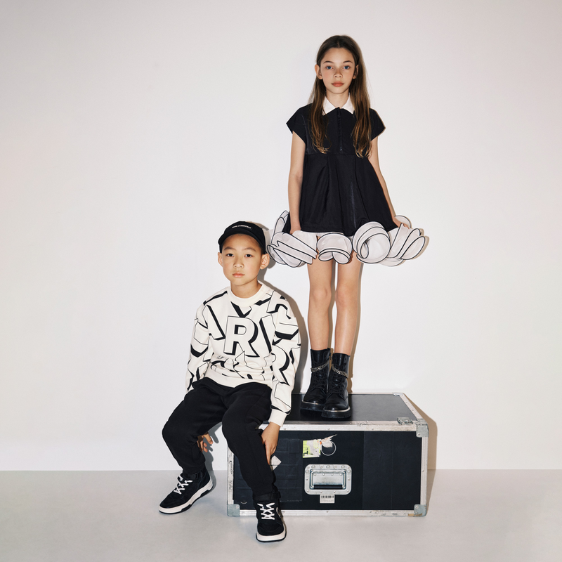 Pleated trousers KARL LAGERFELD KIDS 
                        BOY