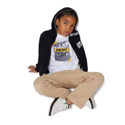 Hooded cardigan DKNY BOY